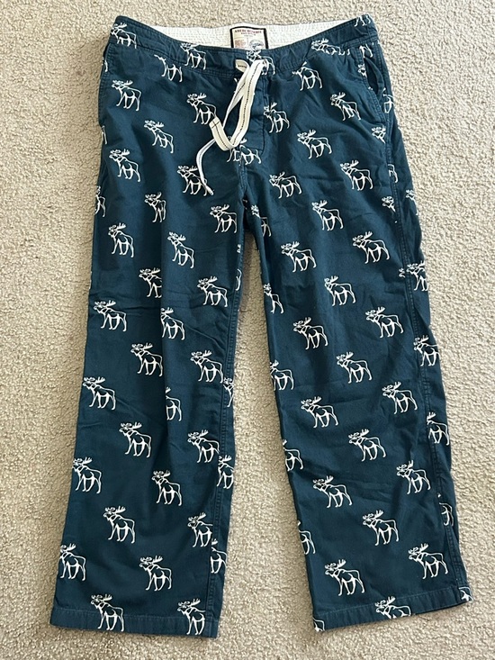 Other - VTG Abercrombie Fitch Pants Muscle Moose Drawstring Y2K Sleepwear Lounge XL